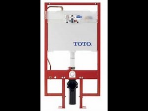 How to easily repair a Toto in-wall (wall hung) toilet flush valve WT151M TECE