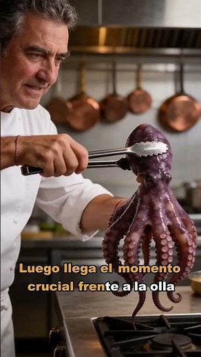 Trick for cooking tender octopus and the cork myth #recipes #octopus #cooking