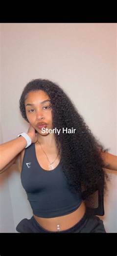 install some curly clip ins with me from @sterlyhair_shop 🥰 Clipins are always my go to style ✨ #sterlyhair #clipins #clipinsfornaturalhair #clipinextensions #hairtutorial