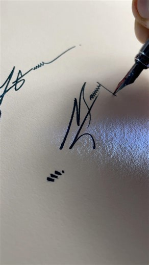 How to sign the letter m #signature #video #viral