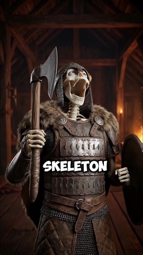 What if a skeleton was a viking?#3danimation #fyp #learnontiktok | skeleton