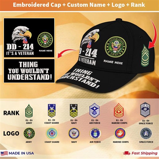 America 250th Embroidered Cap, 1776–2026 USA Hat, 250 Years of America Hat, Patriotic American Flag Hats, Memorial Day Cap, DD-214 Alumni - Etsy