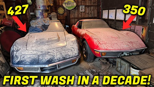 Forgotten barn find Corvette gets restored after sitting for decades