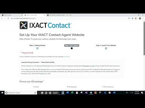 Creating Your Agent Website - IXACT Contact Real Estate Websites Tutorial Series