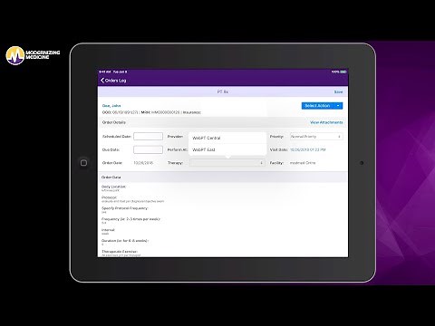 Send Therapy Orders with the WebPT Physical Therapy Interface