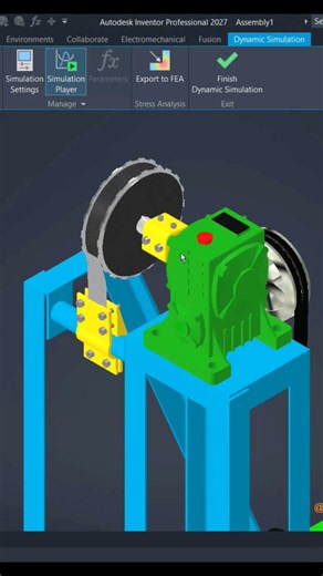 inventor 2027 | Mesin Pengupas Batok Kelapa #autodeskinventor #mechanicalengineering