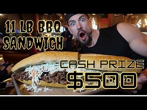 BIGGEST BBQ SANDWICH CHALLENGE | @JoelHansen | Man Vs Food | Food Challenge | Hartford Connecticut
