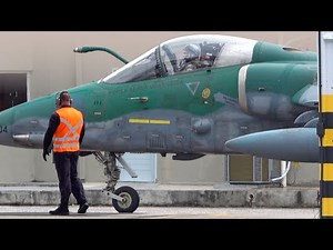 Brazilian Air Force AMX Fighter Jets Prepare for Takeoff