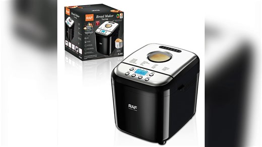 Kitchen Bread Maker Machine Automatic Bread Maker 600w for Home Bakery Electric Cooker Toaster