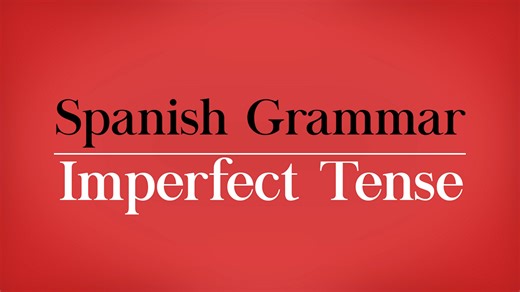 Imperfect tense - Grammar: tenses: Video playlist - BBC Bitesize