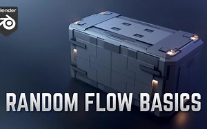 iBlender中文版插件Random Flow 教程随机流基础Blender