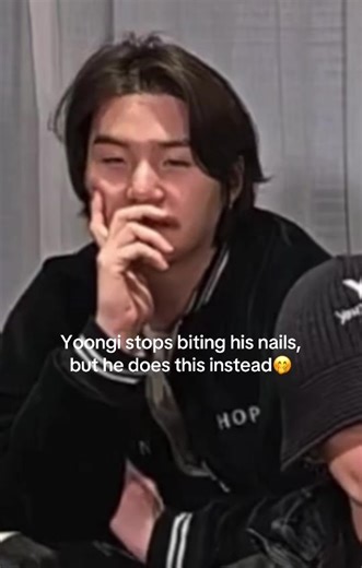Yoongi's Nail-Biting Habit: A Positive Change