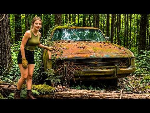 ASMR Car Restoration Dodge Dart Deep Forest Discovery Fully Restored | KSuper car restoration