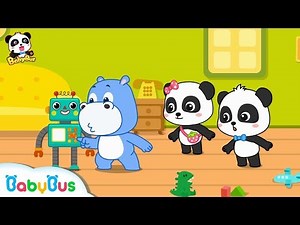 Play with Amazing Intelligent Robot | Dance Along with Baby Panda | Dancing Remix | BabyBus