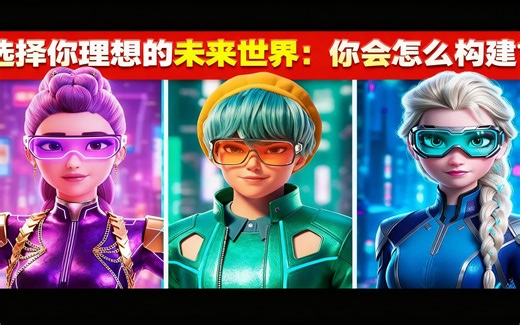 [中配]选择你理想的未来世界：你会怎么构建？ - The Quiz Show