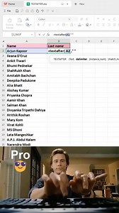 How to extract last name in excel 😱 #excel #office #spreadsheet | Time to Office