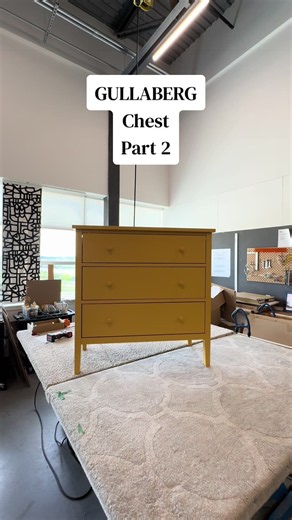 GULLABERG Chest Part 2 Yellow - 3 Drawers IKEA dresser