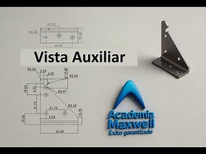 Solidworks: AUXILIARY VIEW in 2D drawing