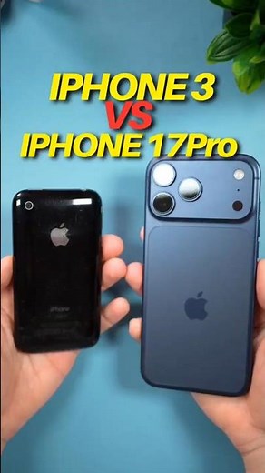 iPhone 3 vs 17 Pro: el cambio MÁS brutal 🤯📱