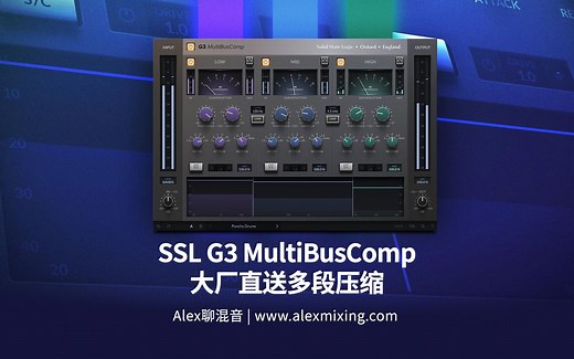 【继续扩军】SSL G3 MultiBusComp 来自硬件大厂的现代化多段压缩