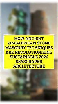 How ancient Zimbabwean stone masonry techniques are revolutionising the sustainable 2026 skyscraper