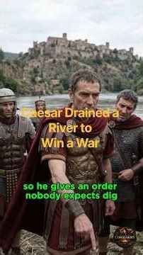 Caesar Couldn't Cross the River — So He Made It SHALLOWER (Ilerda, 49 BC) #shorts