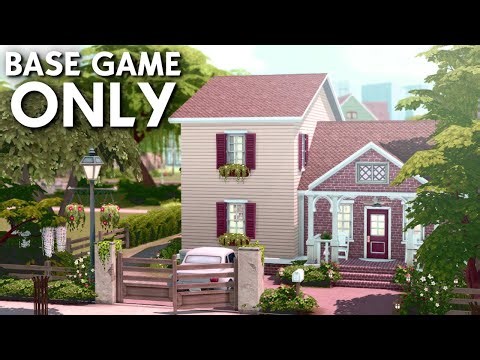 Realistic Family Home - Base Game Only // The Sims 4 Speed Build - Base Game Save File