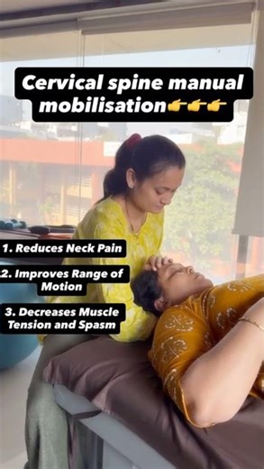Cervical spine manual mobilisation