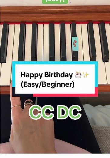 Happy Birthday Piano Tutorial for Beginners
