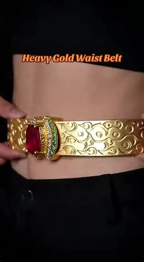 Luxury Heavy Gold Waist Belt Creation Process