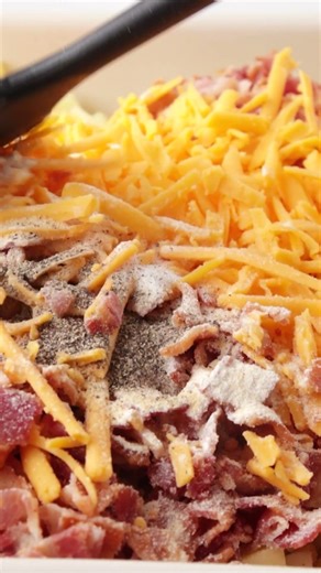 Mississippi Mud Potatoes 🥔🧀 (Cheesy Bacon Loaded!) #shorts