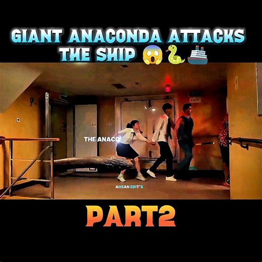👉 Giant Anaconda Attacks Again 😱🐍🚢 | Can They Survive? (Part 2) #anaconda #movieclips
