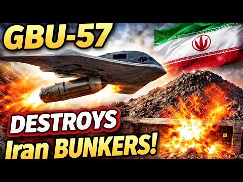 GBU‑57 Bunker Buster Destroys Iran’s Underground Nuclear Bunkers! 🇮🇷 Ordnance Penetrator Update 2026