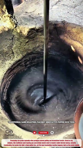 Traditional Sand Roasting Pan Best Innovative Puffed Rice Tool