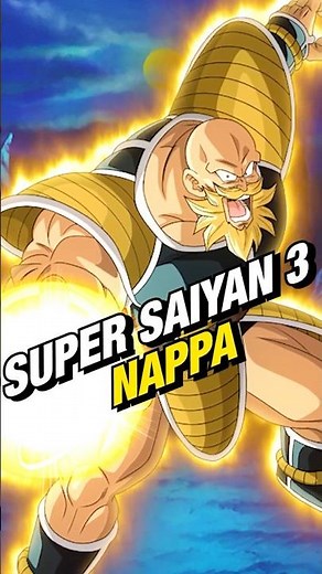 Super Saiyan 3 NAPPA! #dragonball #dbz #goku