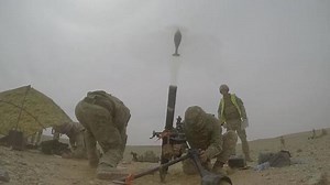 1 LANCS Live Firing the 81mm Mortar