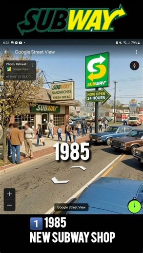 Subway 1985 To 2025 | Evolution of the Famous Sandwich Shop 🥪