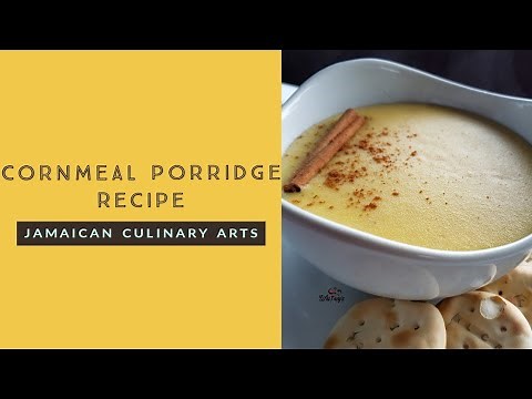 Cormeal & Banana Wheat Cereal Recipe || Whitney's Kitchen Jamaica || Easy to Follow Recipes