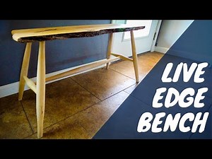 Making a Live Edge Bench DIY
