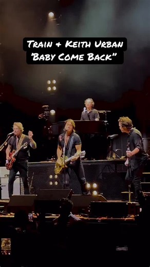 Train & Keith Urban live: Baby Come Back Chicago performance