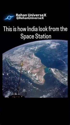 How India Look From Space🌌 Station#viral #astronomy