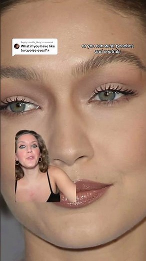 BEST EYESHADOW COLORS FOR TURQUOISE EYES 👀! #greenscreen #colourfuleyes #blueeyes #greeneyes