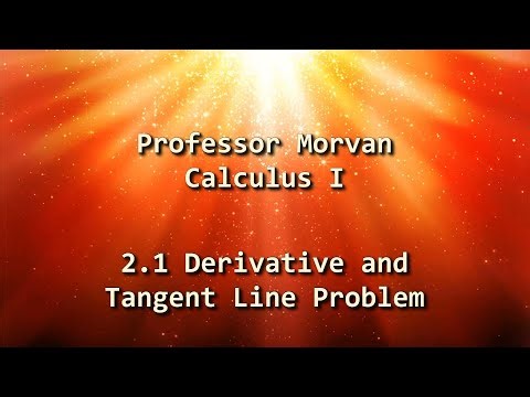 Calculus I - 2.1 Derivative and Tangent Line Problem
