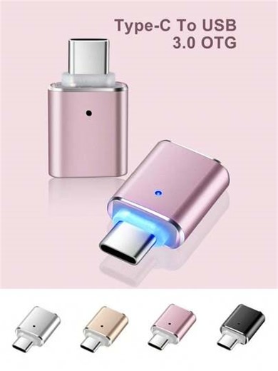 USB-C To USB 3.0 Adapter, Compatible With Thunderbolt 4/3, Compatible With Macbook Pro/Air, Galaxy S23 Series And Other Type-C Devices, Connect USB Devices Like Flash Drives, Keyboards, Mice | SHEIN