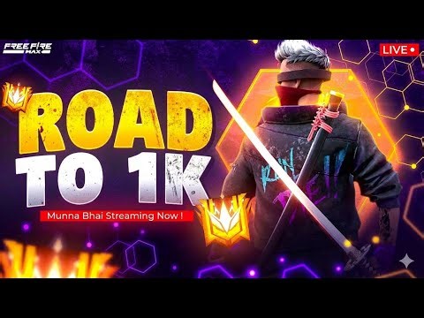 ROAD TO 1K | FREE FIRE LIVE MALAYALAM (Portrait)