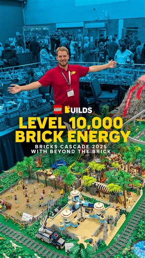 LEGO Builds | Came for the convention, stayed for the vibes! Here are some of our favorites from Bricks Cascade 2025! Credits: • Jurassic Park... | Instagram