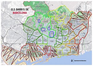 Mapa definitivo de Barcelona