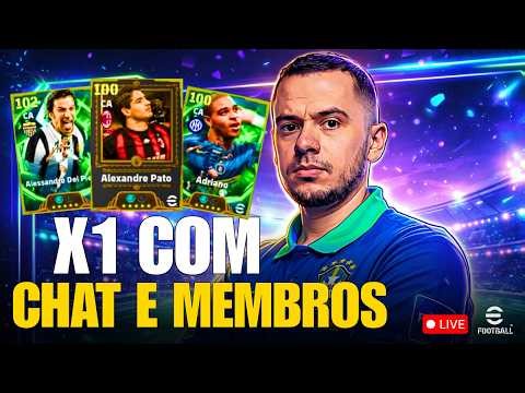 🚨 AO VIVO - LIGA EFOOTBALL - X1 COM CHAT E MEMBROS