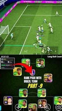 Brazil Squad COOKED Opponent 🇧🇷🔥 | Part 9 🙌 #shorts #efootball