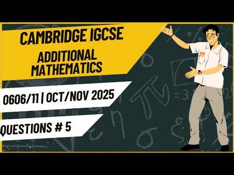 0606/11 Oct Nov 2025 Q5 | AP & GP Explained | IGCSE Additional Maths